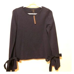NWT J Crew tie sleeve sweater
